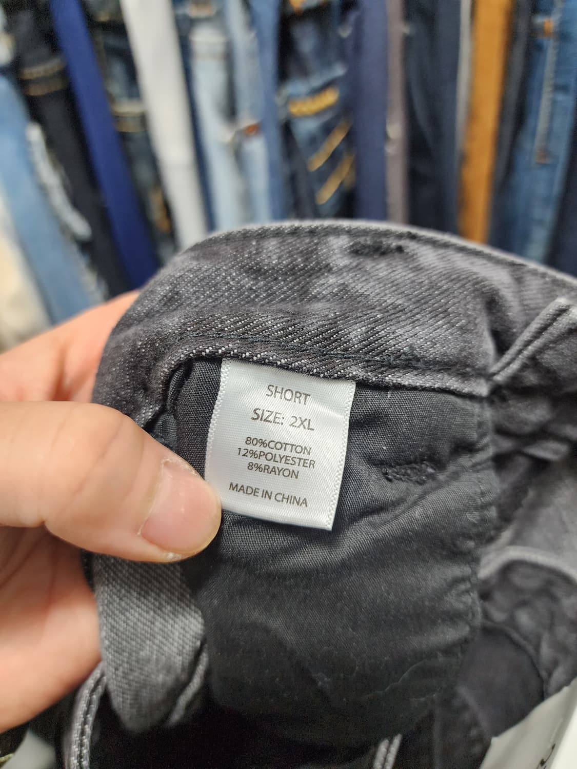 (새상품) YKK 흑청 워싱 데님 벌룬팬츠  상품이미지4