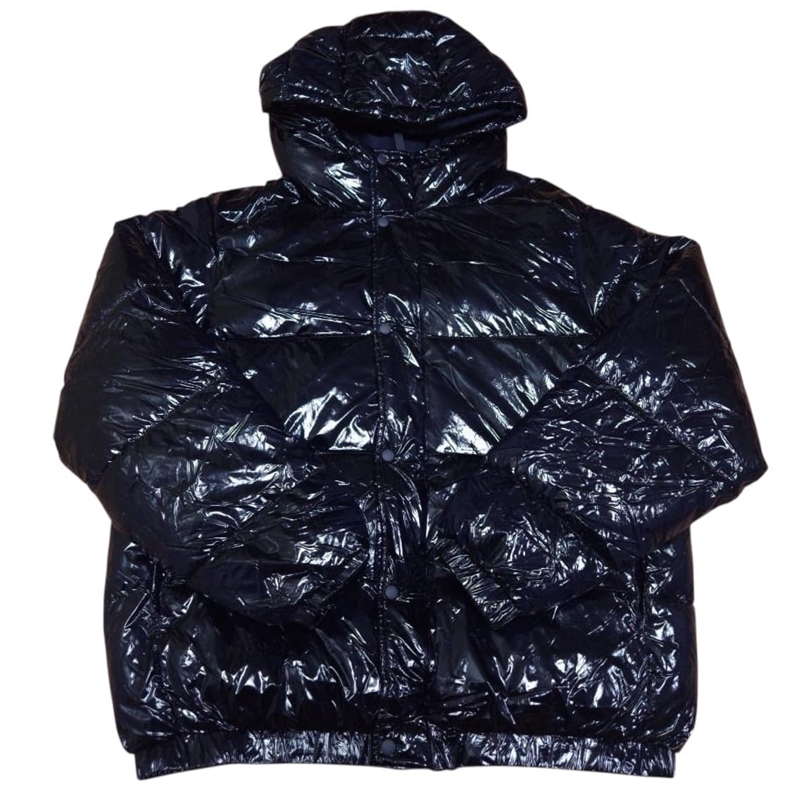 바배) ZARA 자라 유광 하이글로시 경량 패딩 상품이미지1