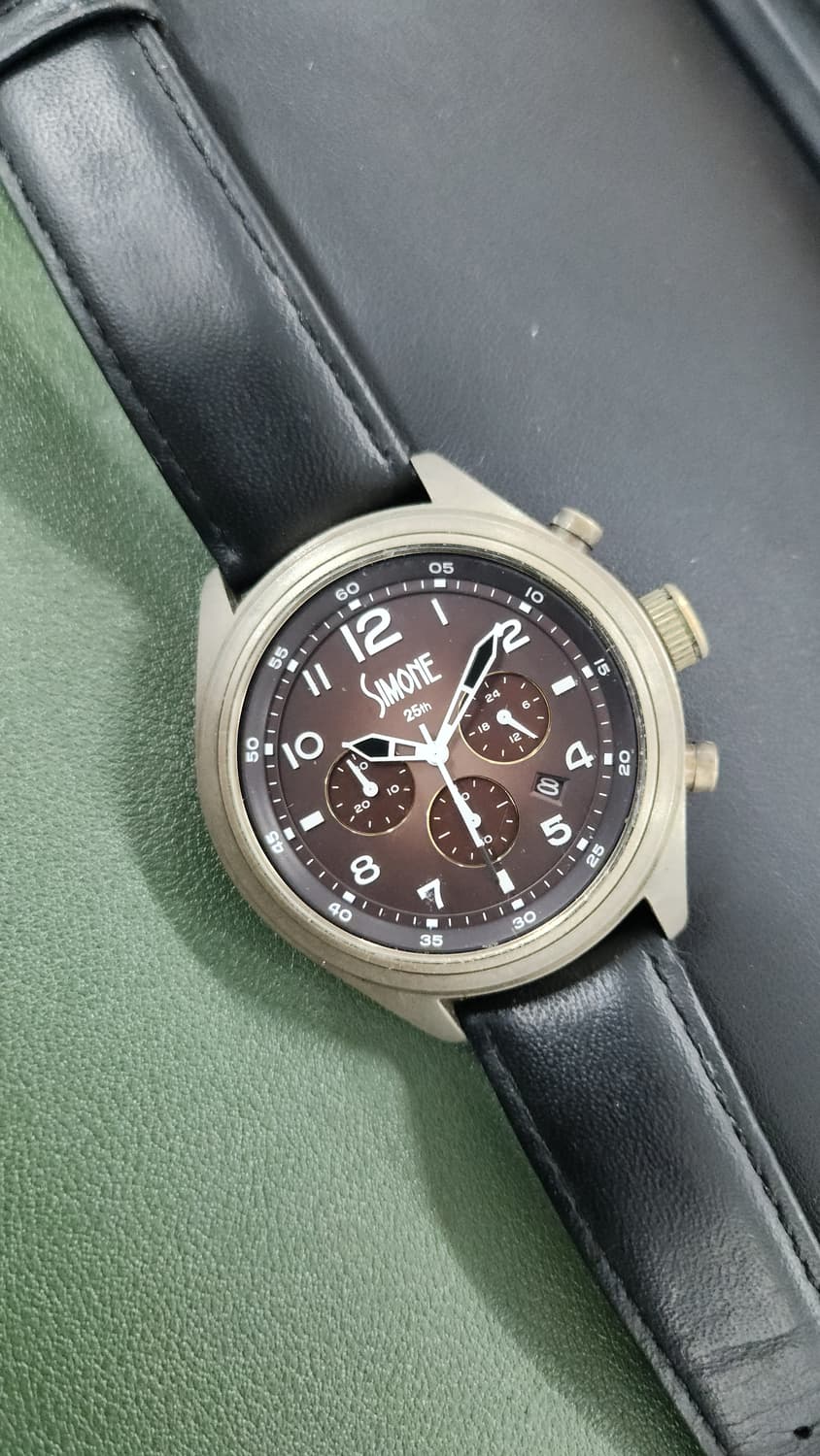 # 파슬 FOSSIL SIMONE 크로노 브라운 빈티지 시계급처/ 레트로 상품이미지1