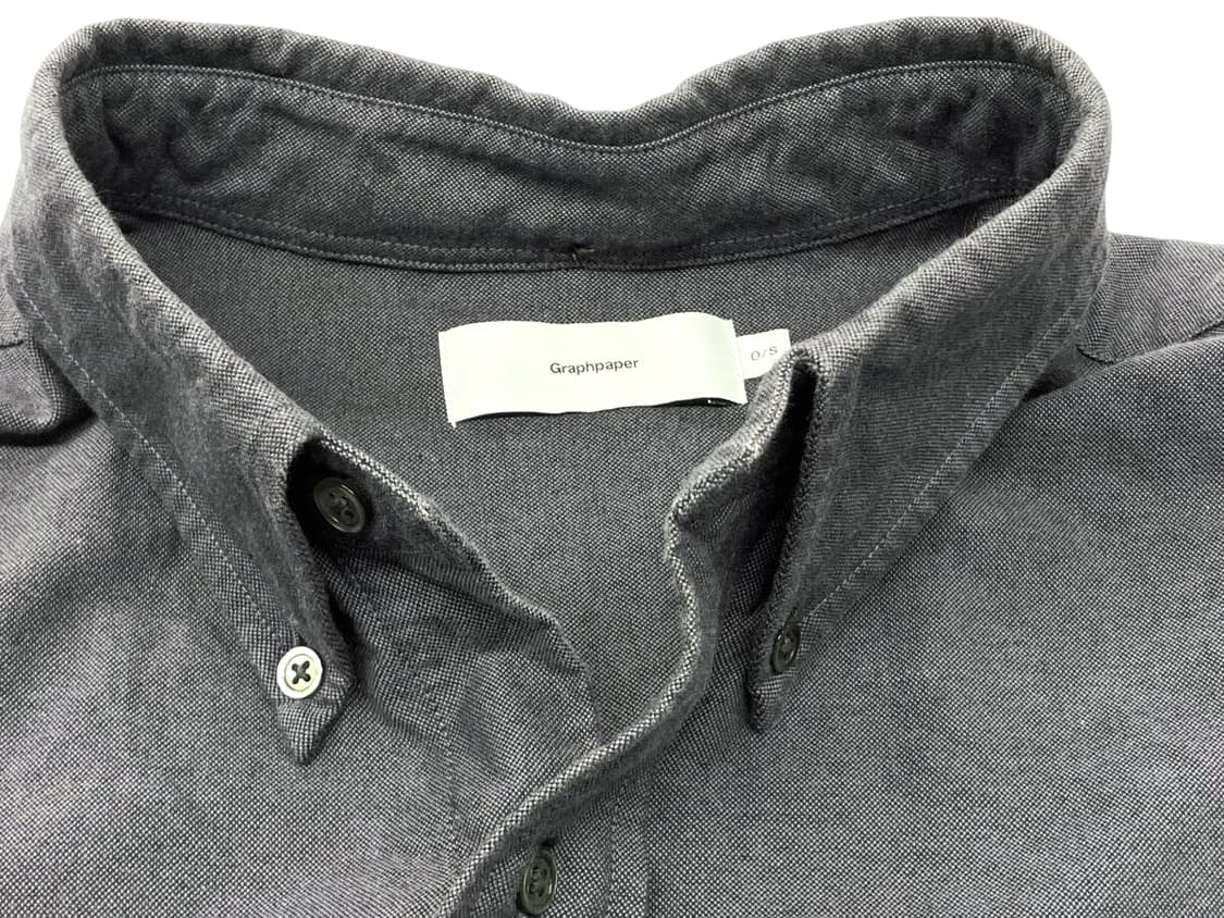 그라프페이퍼 옥스포드 오버사이즈 BD 버튼 다운 셔츠 상품이미지5