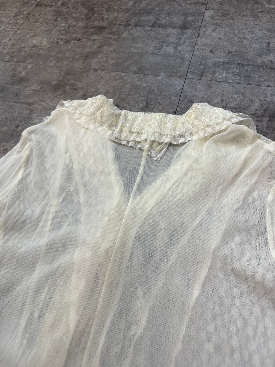 패턴 레이스 디테일 가디건 상품이미지10