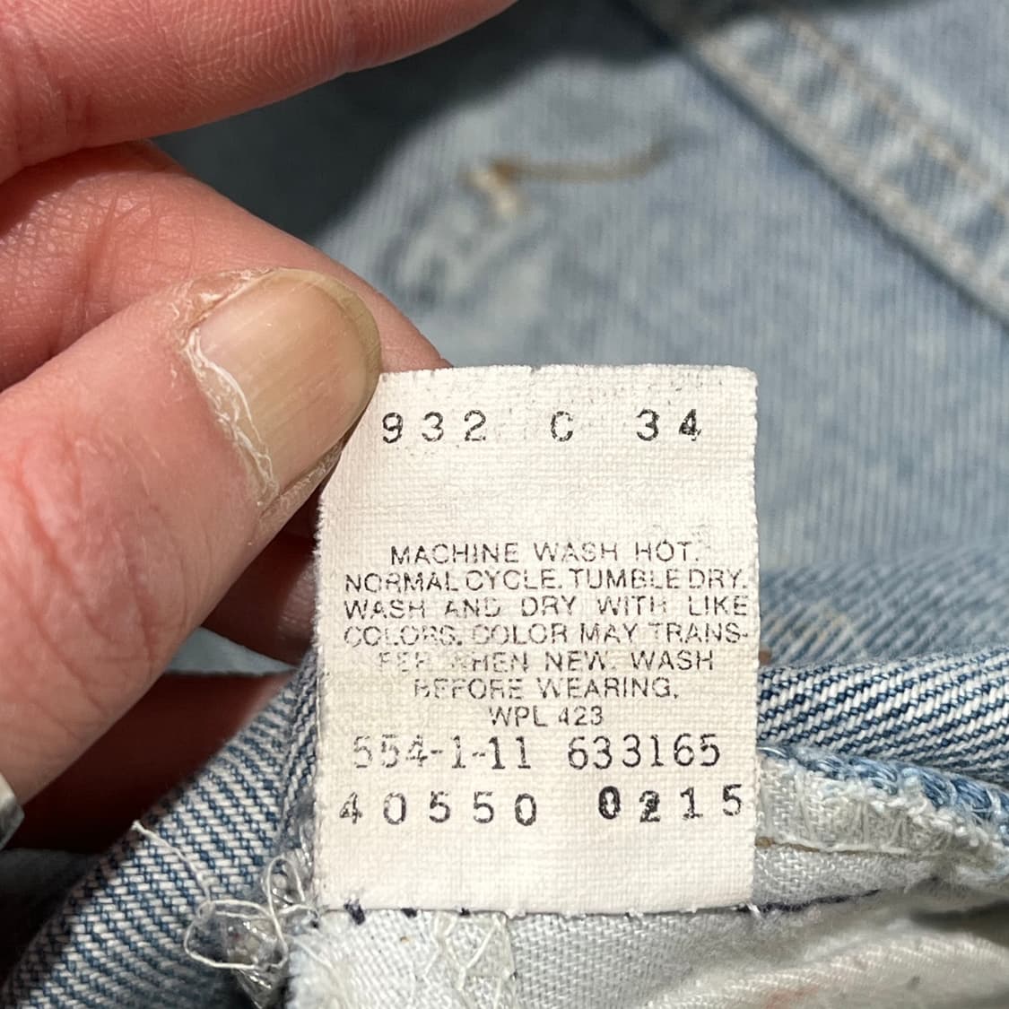 usa 리바이스 550 오렌지탭 데님팬츠 s10808 상품이미지9