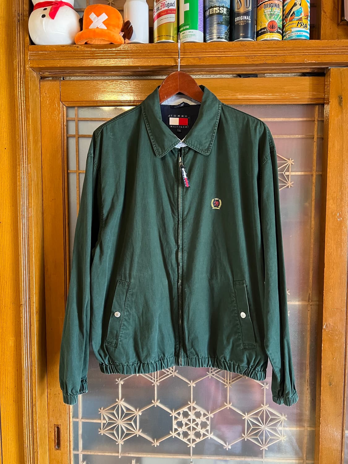 90s 타미힐피거 스윙톱 블루종 자켓 L 상품이미지6