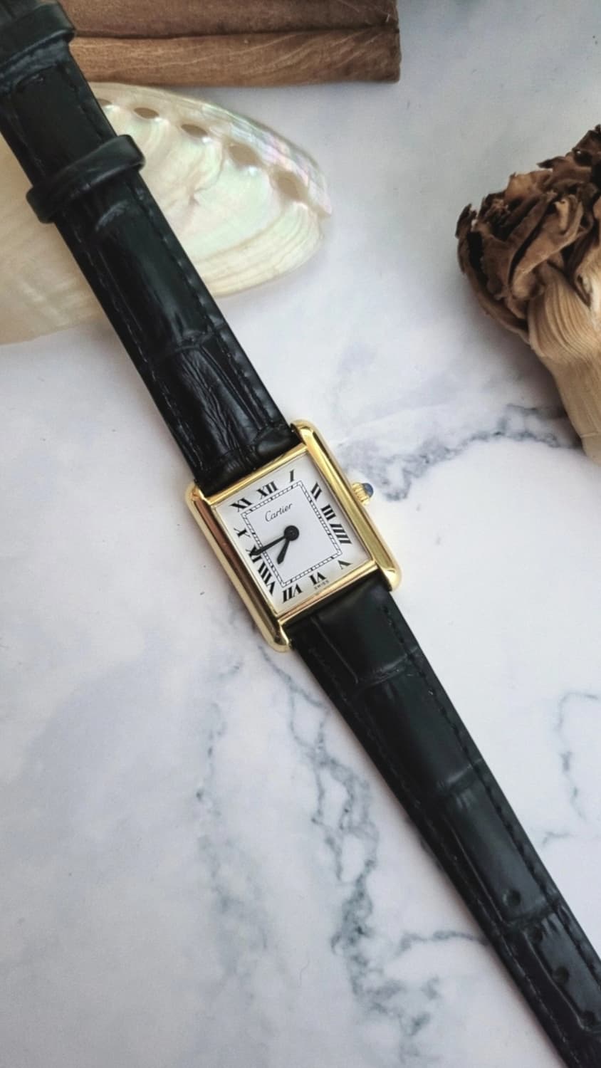 [특가상품]정품 까르띠에 프리 머스트 탱크 여성용 수동시계[감정서 포함] 상품이미지4