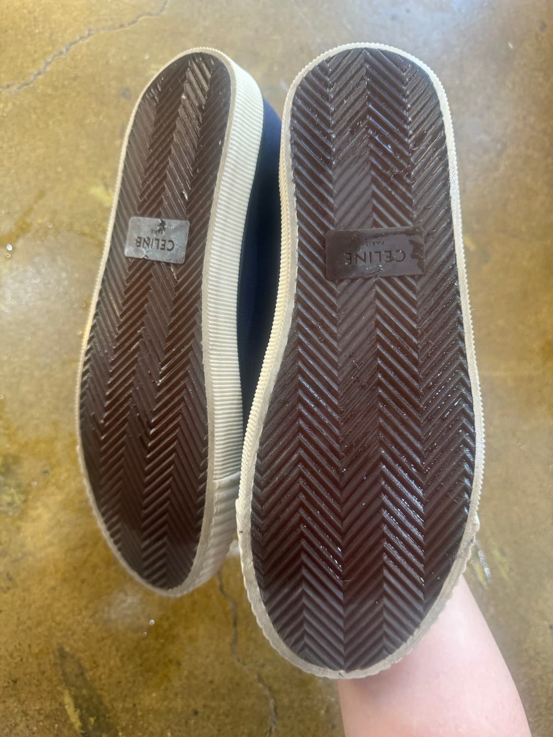 셀린느 하이탑 스니커즈 네이비 39 상품이미지5