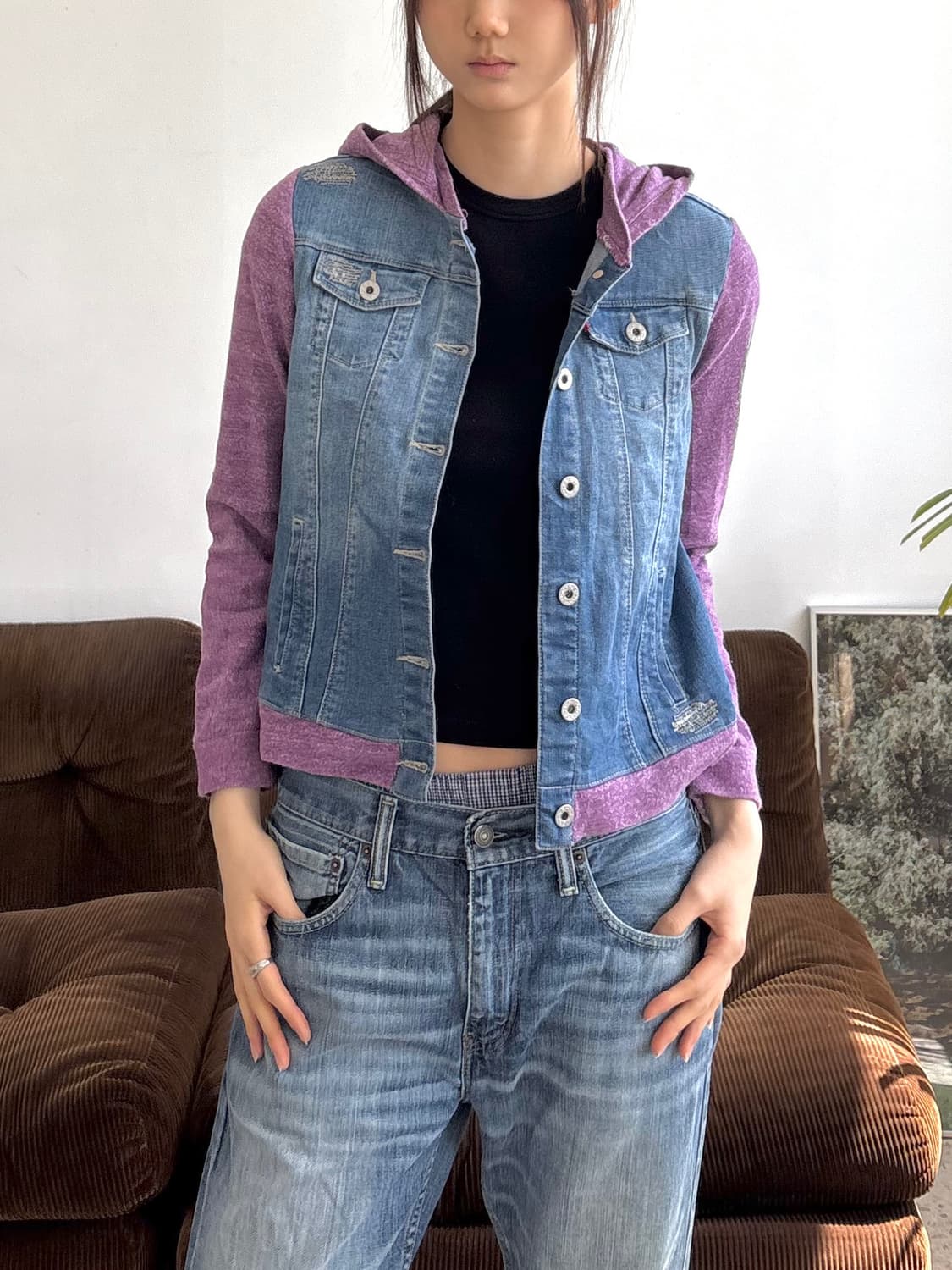 리바이스 후드 데님 자켓 상품이미지4