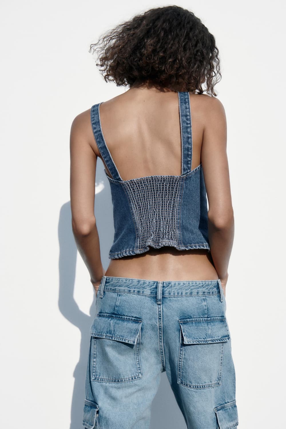 자라 TRF 카고 미드라이즈 상품이미지3