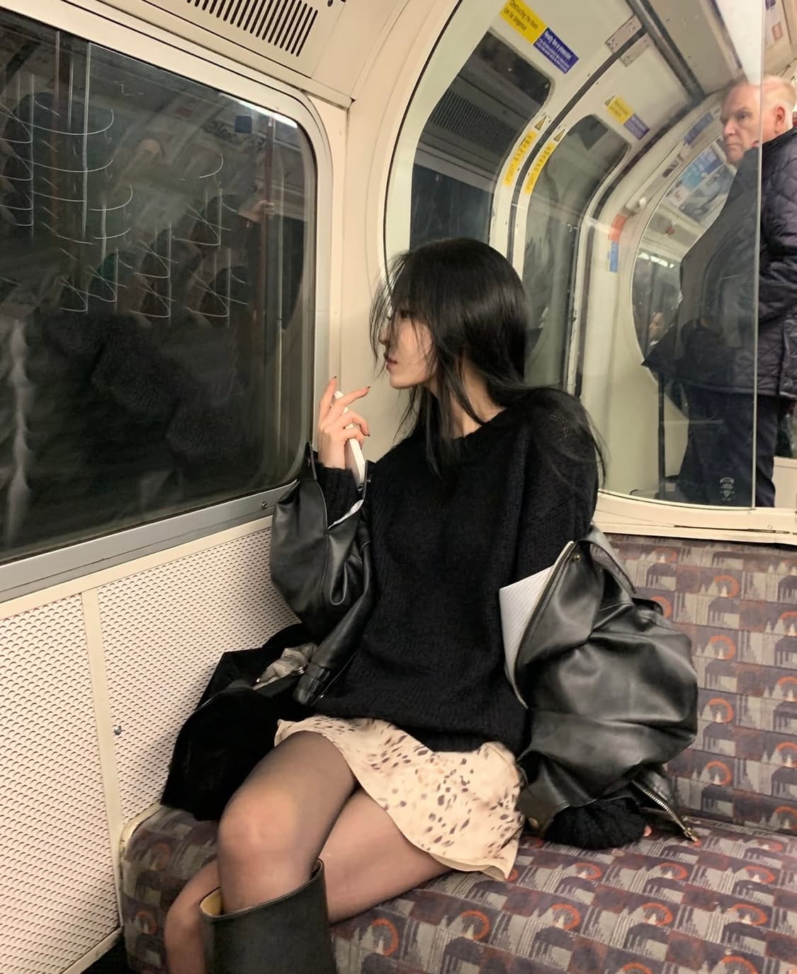 letterand Leopard Mini Skirt 상품이미지5