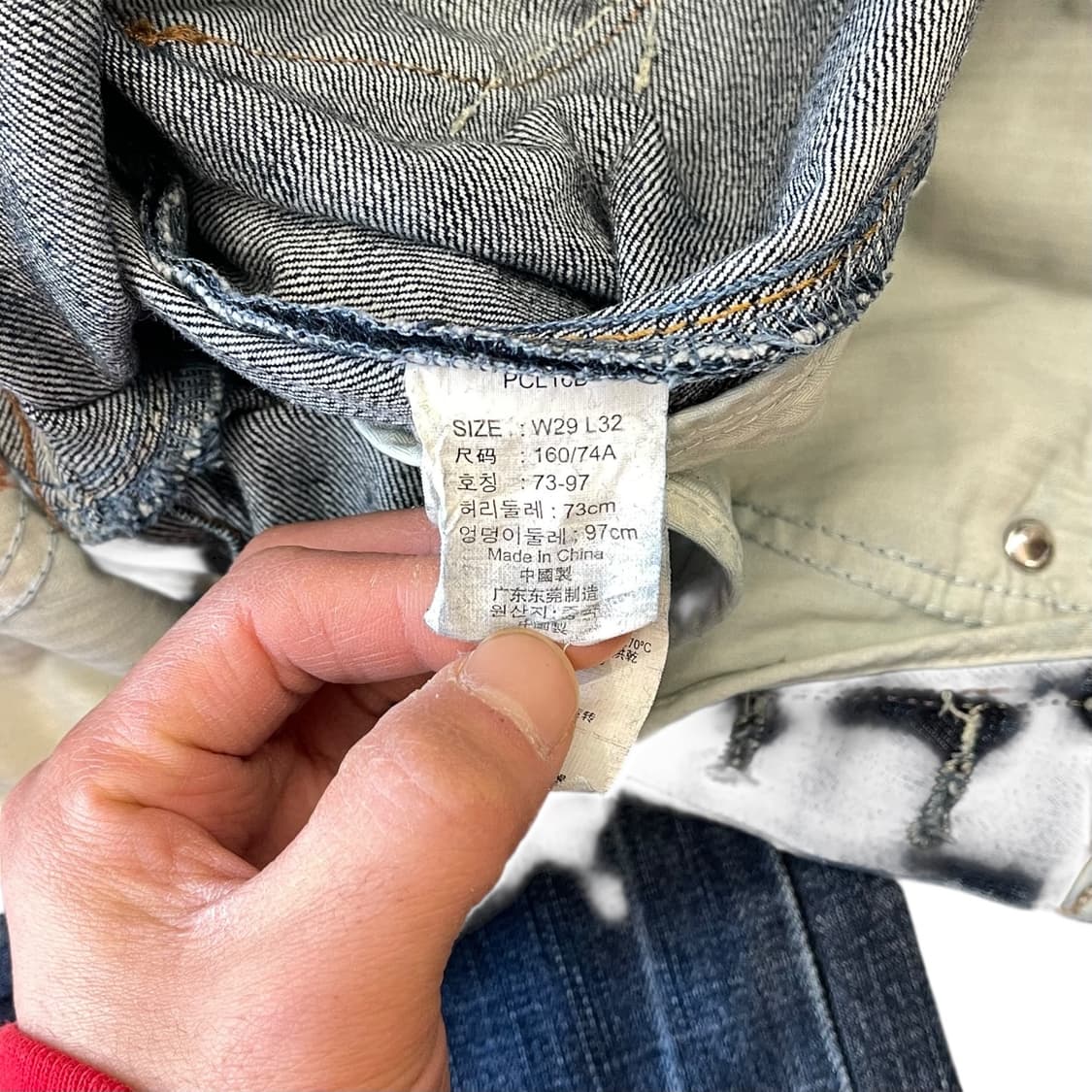 리바이스 쿠퍼 웨스턴 데님팬츠 상품이미지7