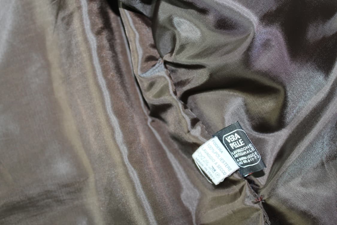 Vera Pelle Italy 베라펠레 램 스킨 싱글 레더 자켓 상품이미지5