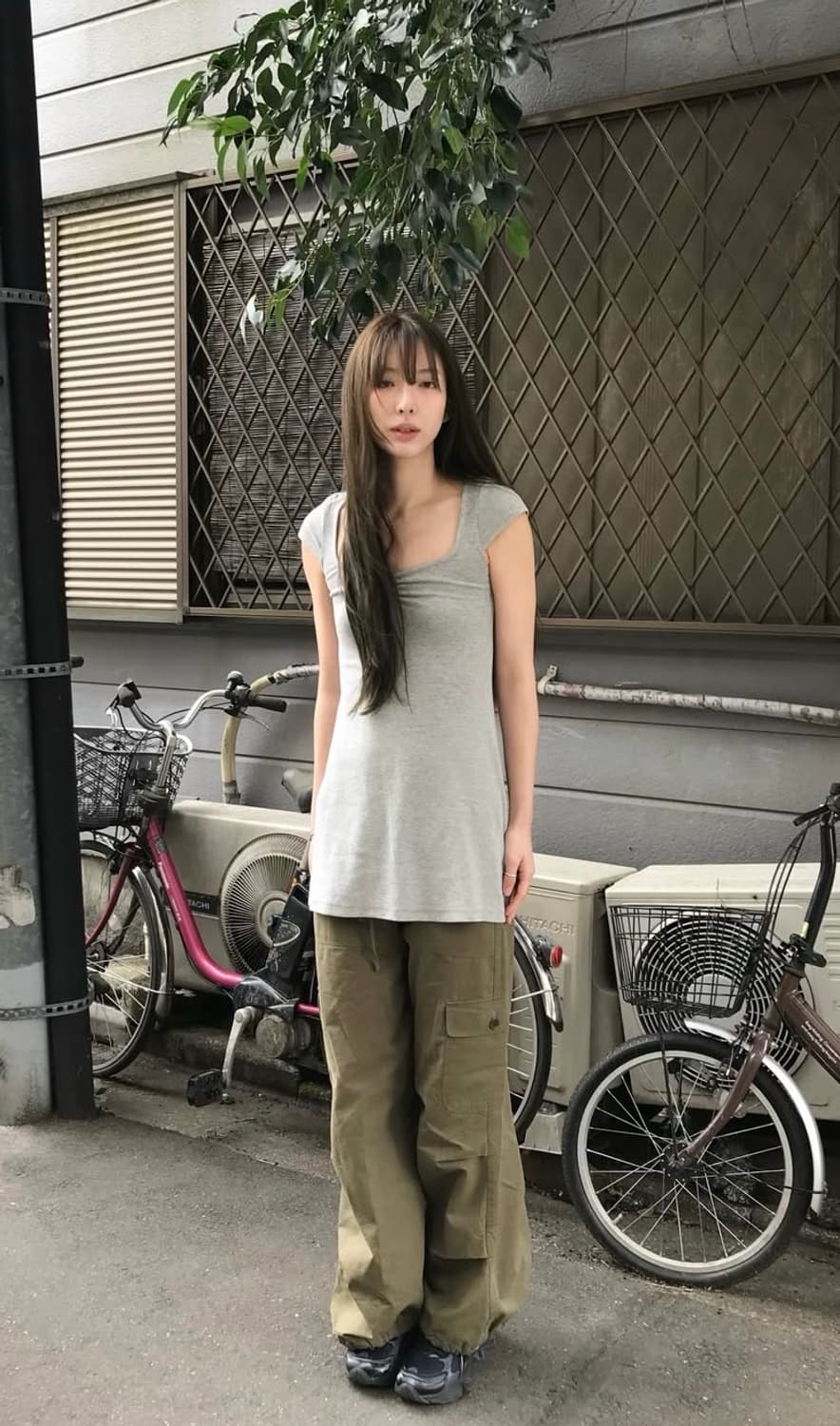 hasta 하스타 Work Cargo Pants (Khaki) 워크팬츠 상품이미지1