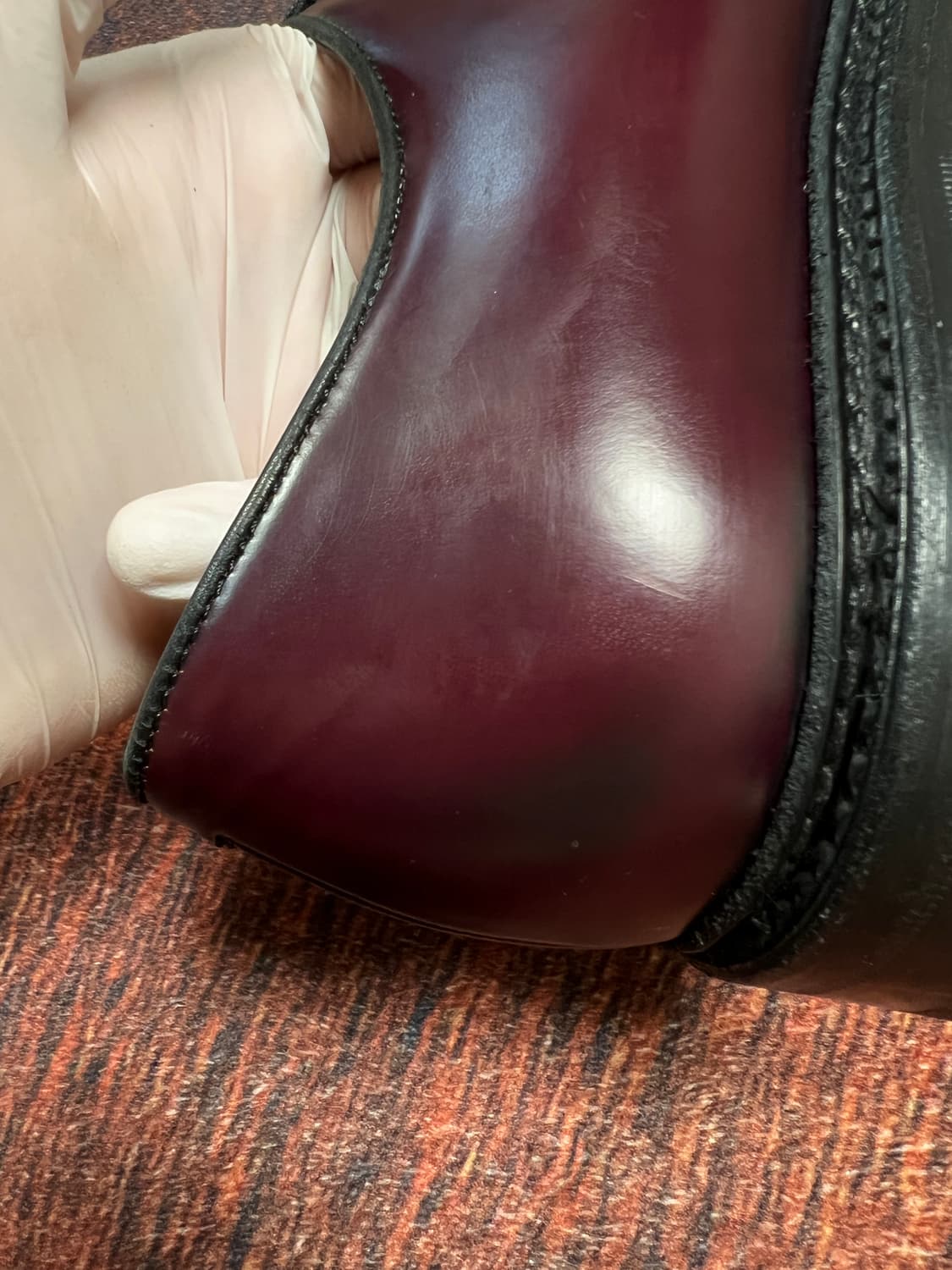 [8.5] BERWICK 버윅 4406 버건디 더비슈즈 상품이미지5