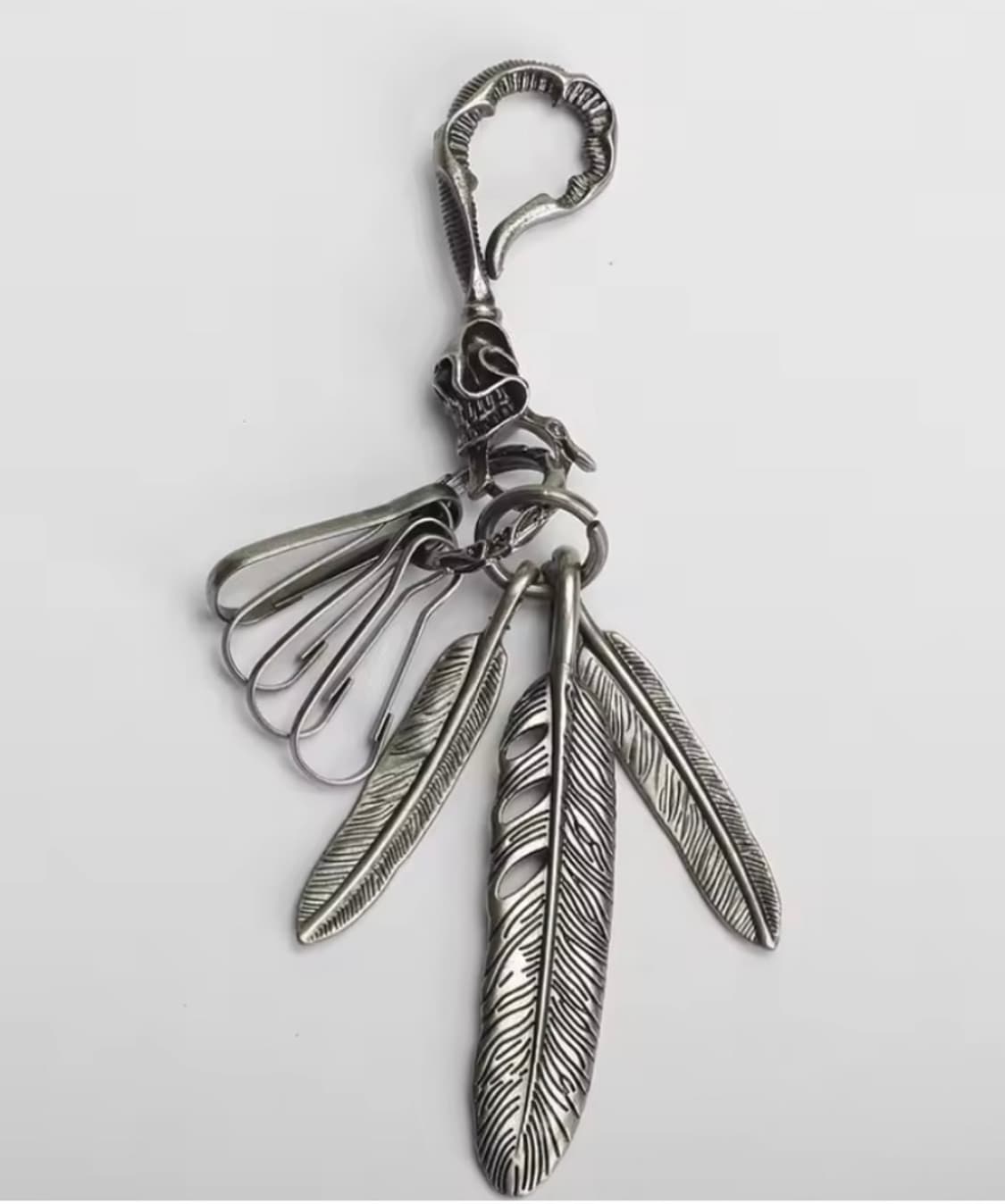 스컬 패더 키링 상품이미지2