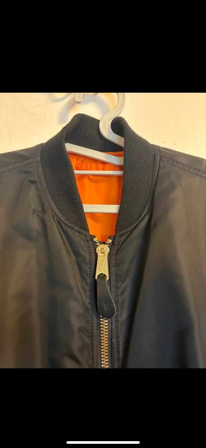 알파인더스트리 ma-1 블랙 S 상품이미지8