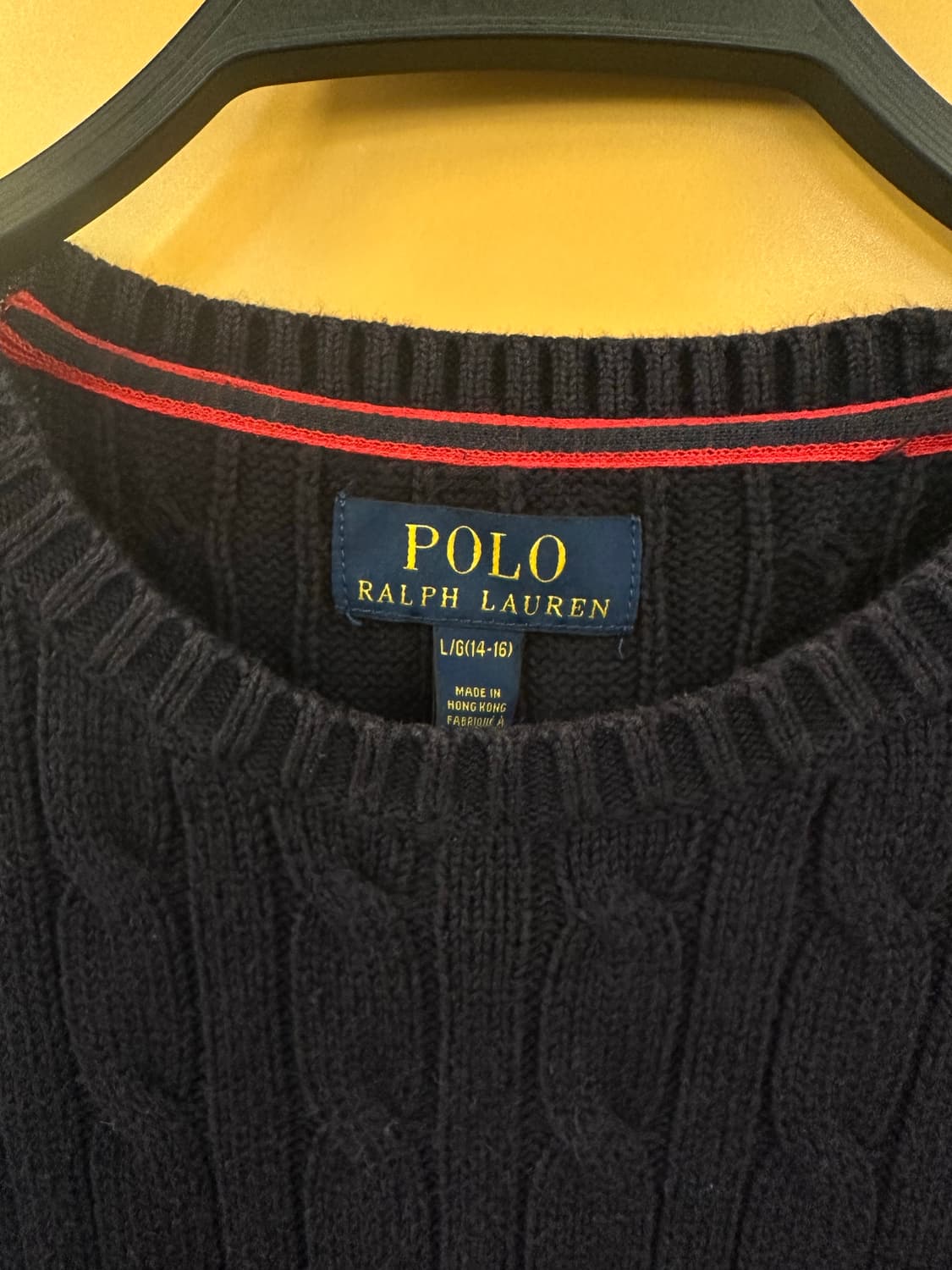POLO 폴로 네이비 케이블니트 상품이미지2