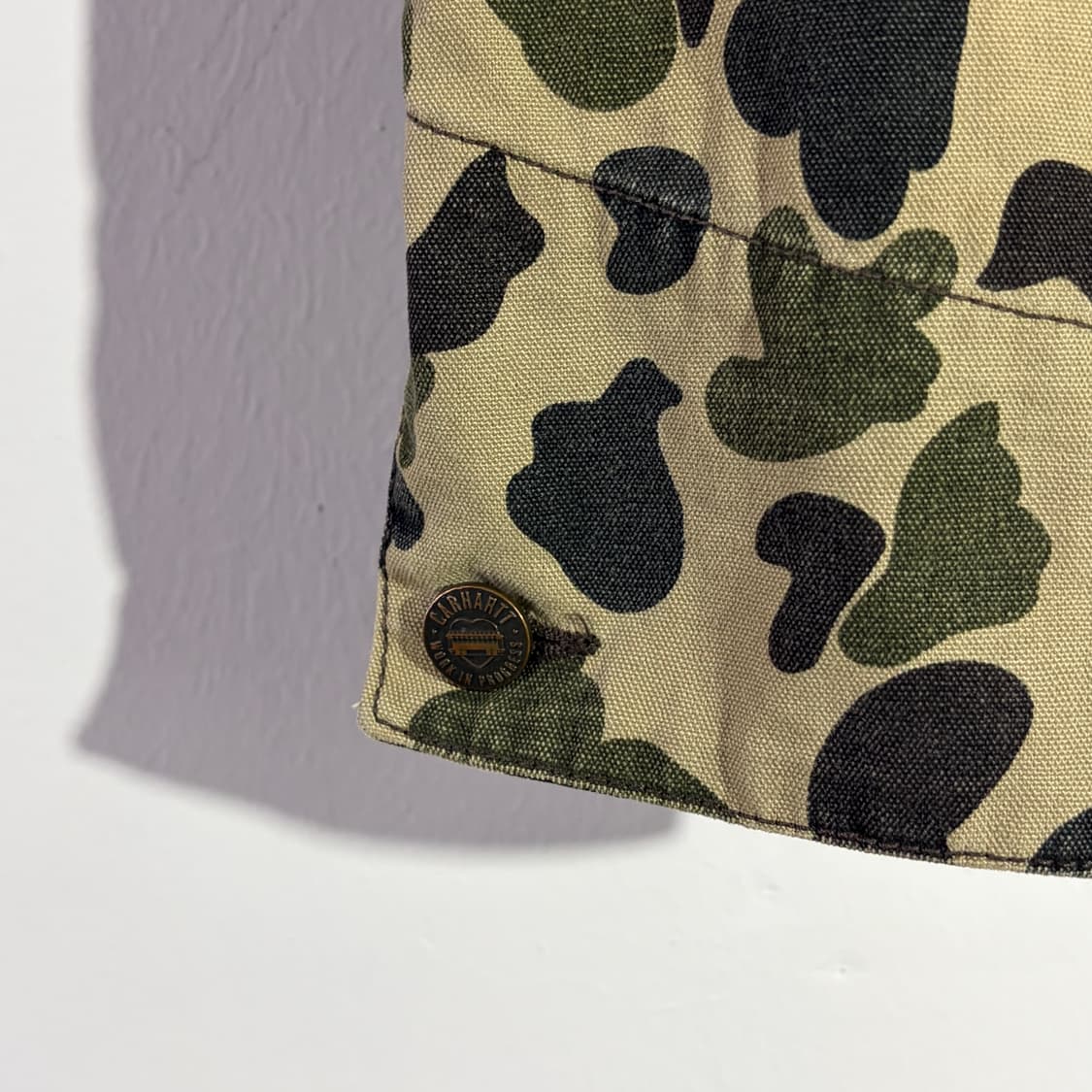 2010 칼하트 마스터클로스  빈티지 카모 워크 자켓 상품이미지5