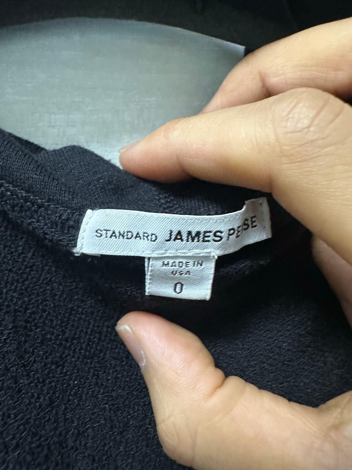 제임스 펄스 베이직 테리 후드집업 블랙 0 상품이미지3