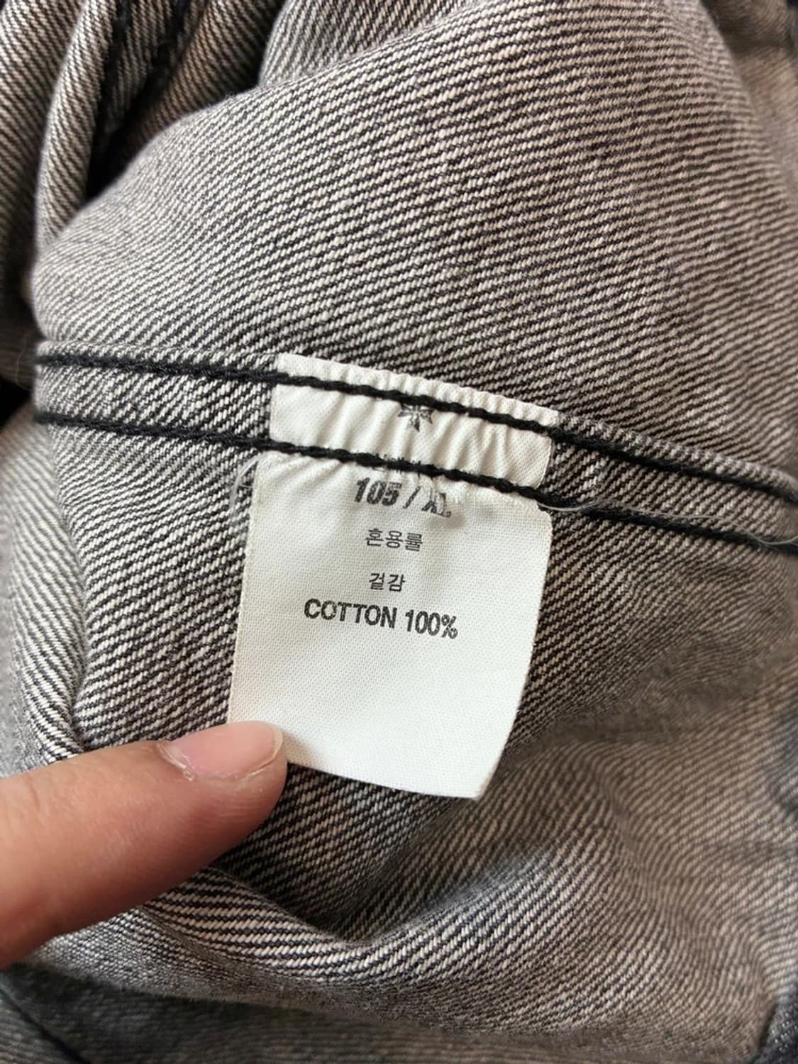 토니웩 TONYWACK 워시드 크롭 데님 자켓 PN5054 상품이미지8