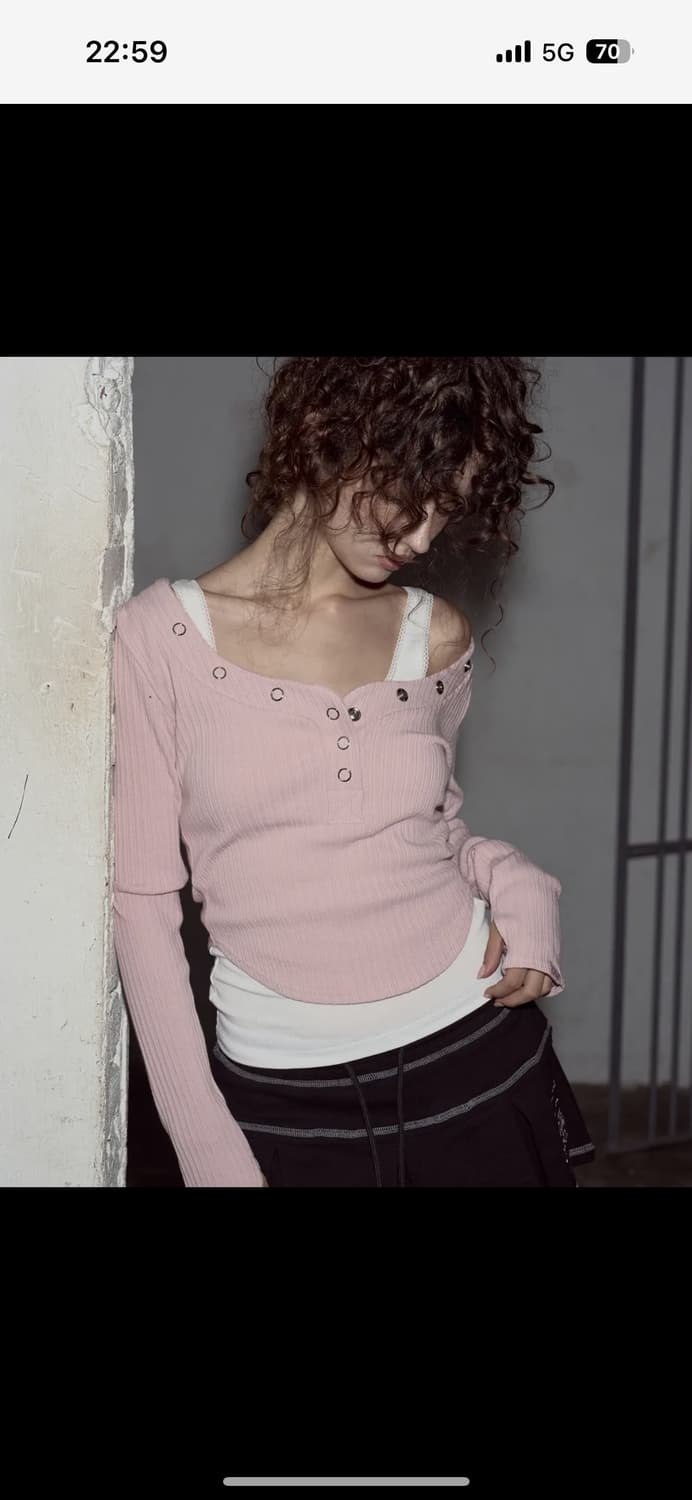 플리즈노팔로우Luna Ribbed Sleeveless Top(White) 상품이미지1