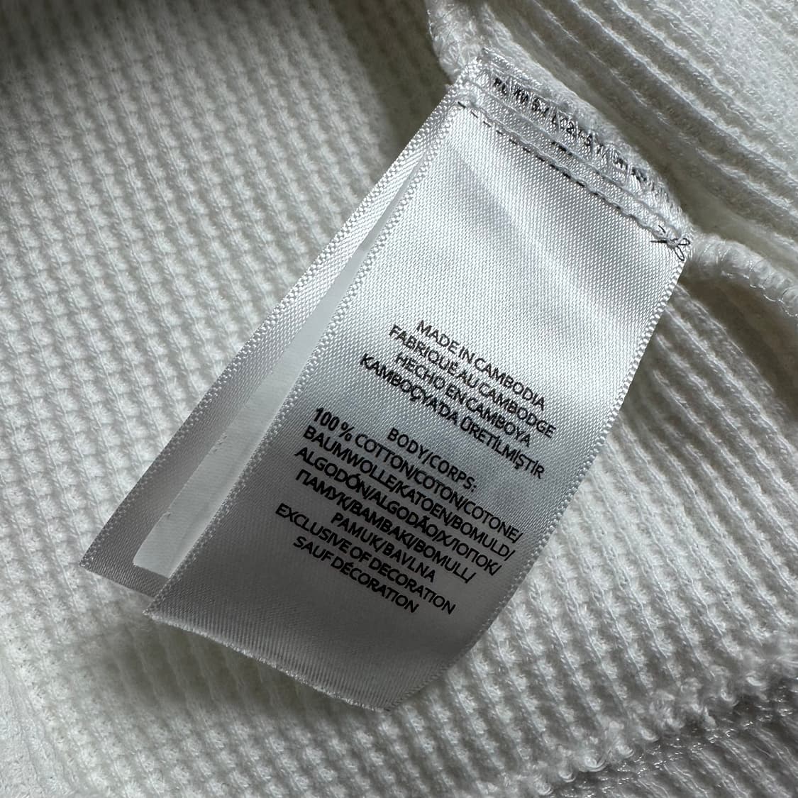 폴로 랄프로렌 화이트 와플티  상품이미지6