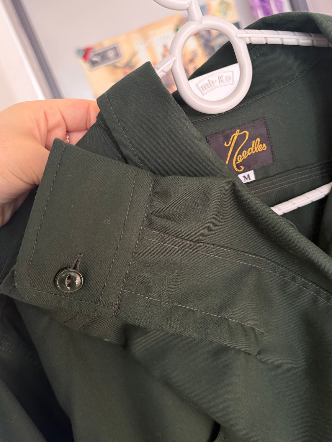 니들스 셔츠 다크그린 M 상품이미지2