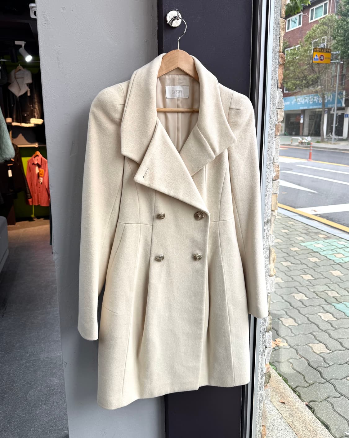 44/ 시스템 캐시미어 더블 코트 상품이미지2