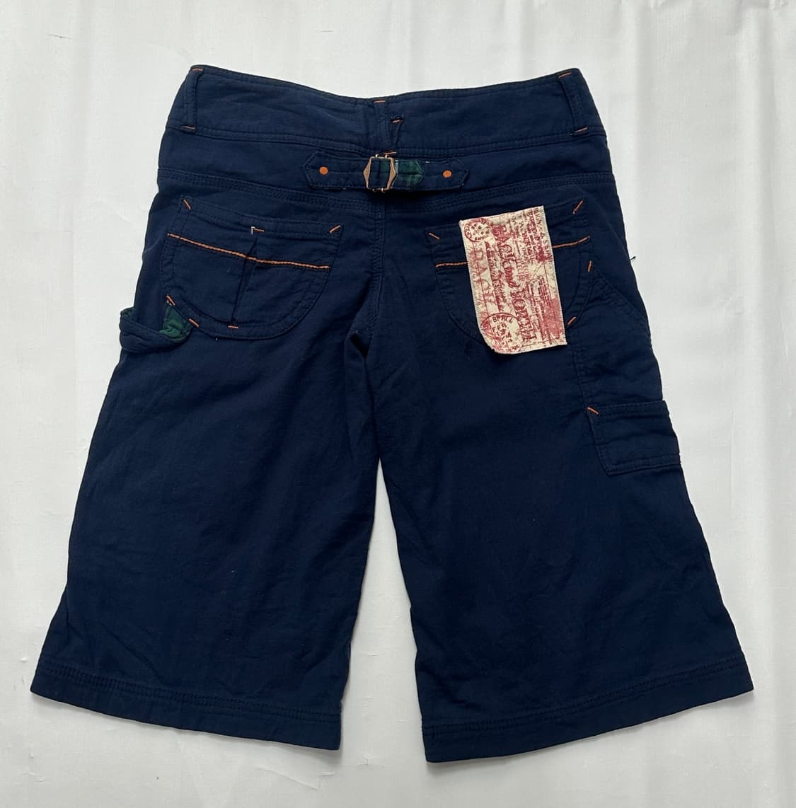 재팬 빈티지 5부 버뮤다 네이비 팬츠 백포인트 아메카지  상품이미지3