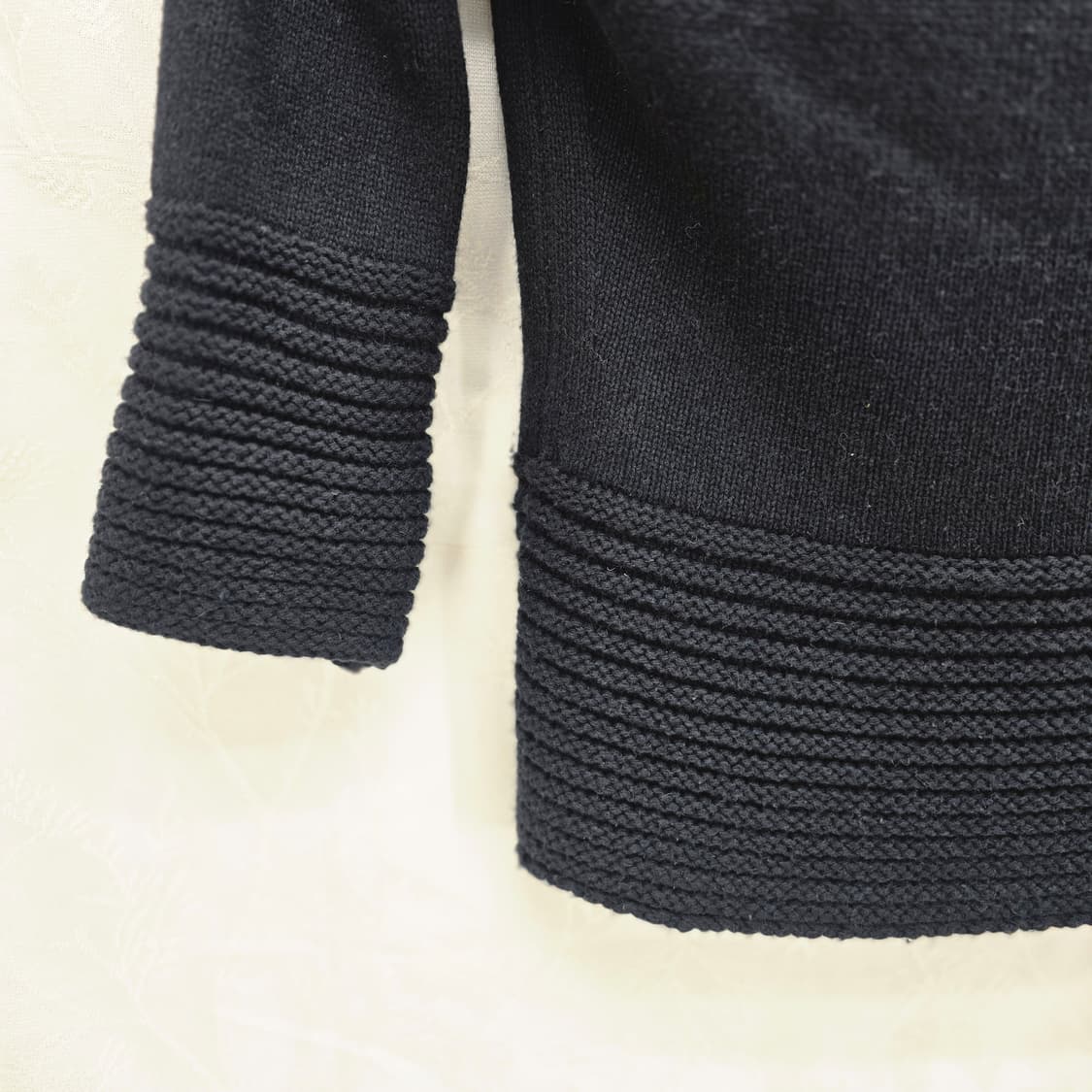 AX ARMANI EXCHANGE 후드 니트 블랙 7부 S 상품이미지9