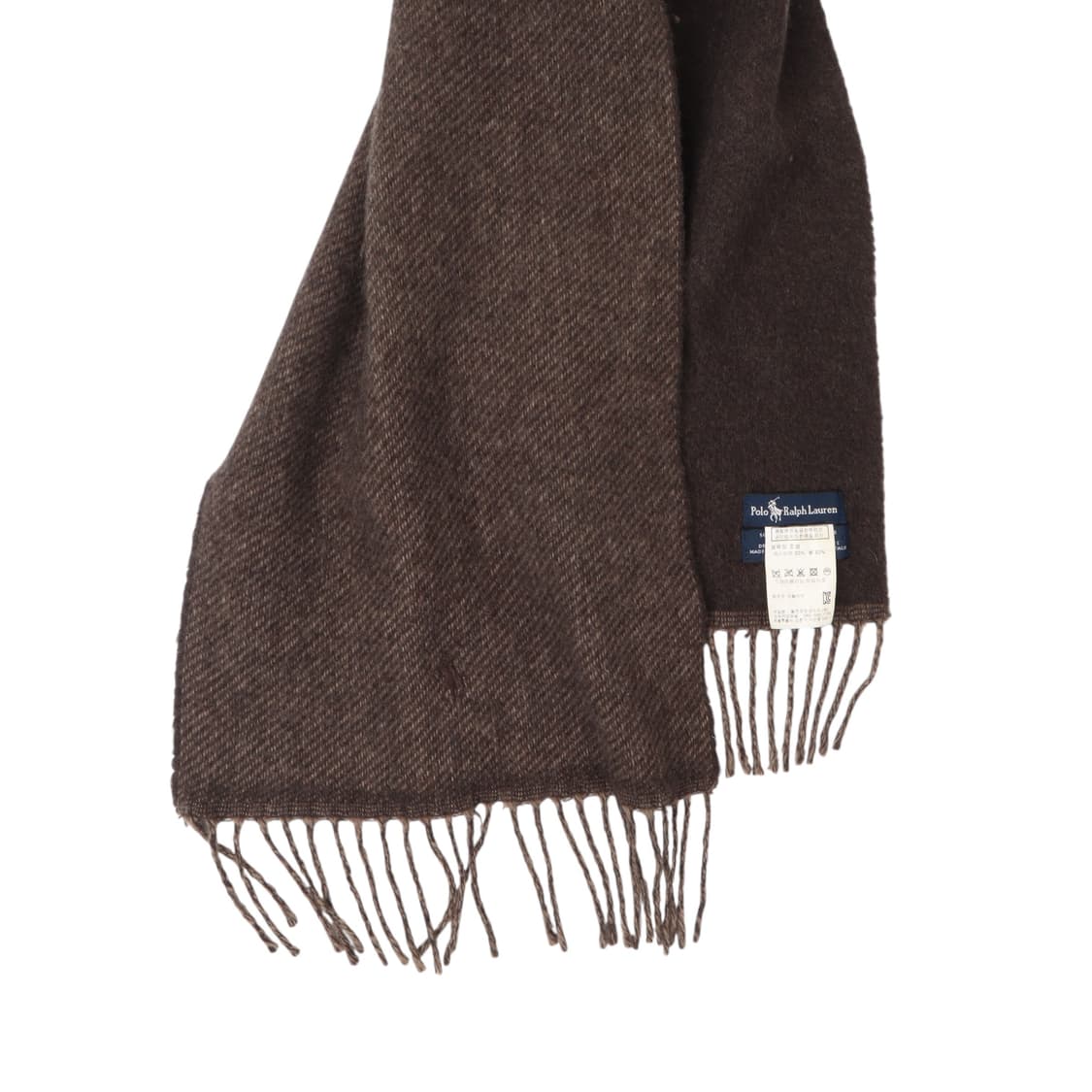 폴로 랄프로렌 브라운 캐시미어 울 머플러 상품이미지2