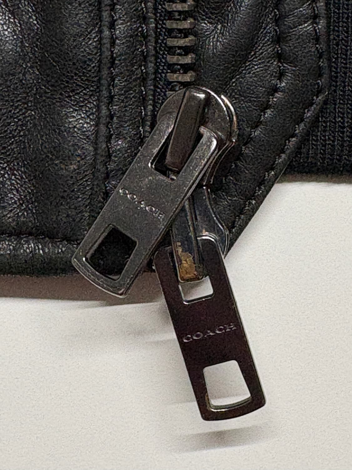 코치 14aw 레더 봄버 자켓 상품이미지6