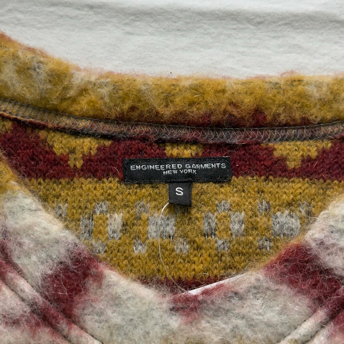 엔지니어드 가먼츠 페어하일 모헤어 니트 상품이미지4