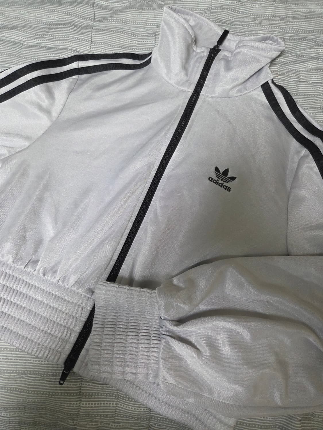 아디다스 희귀 실버크롭집업져지 상품이미지1