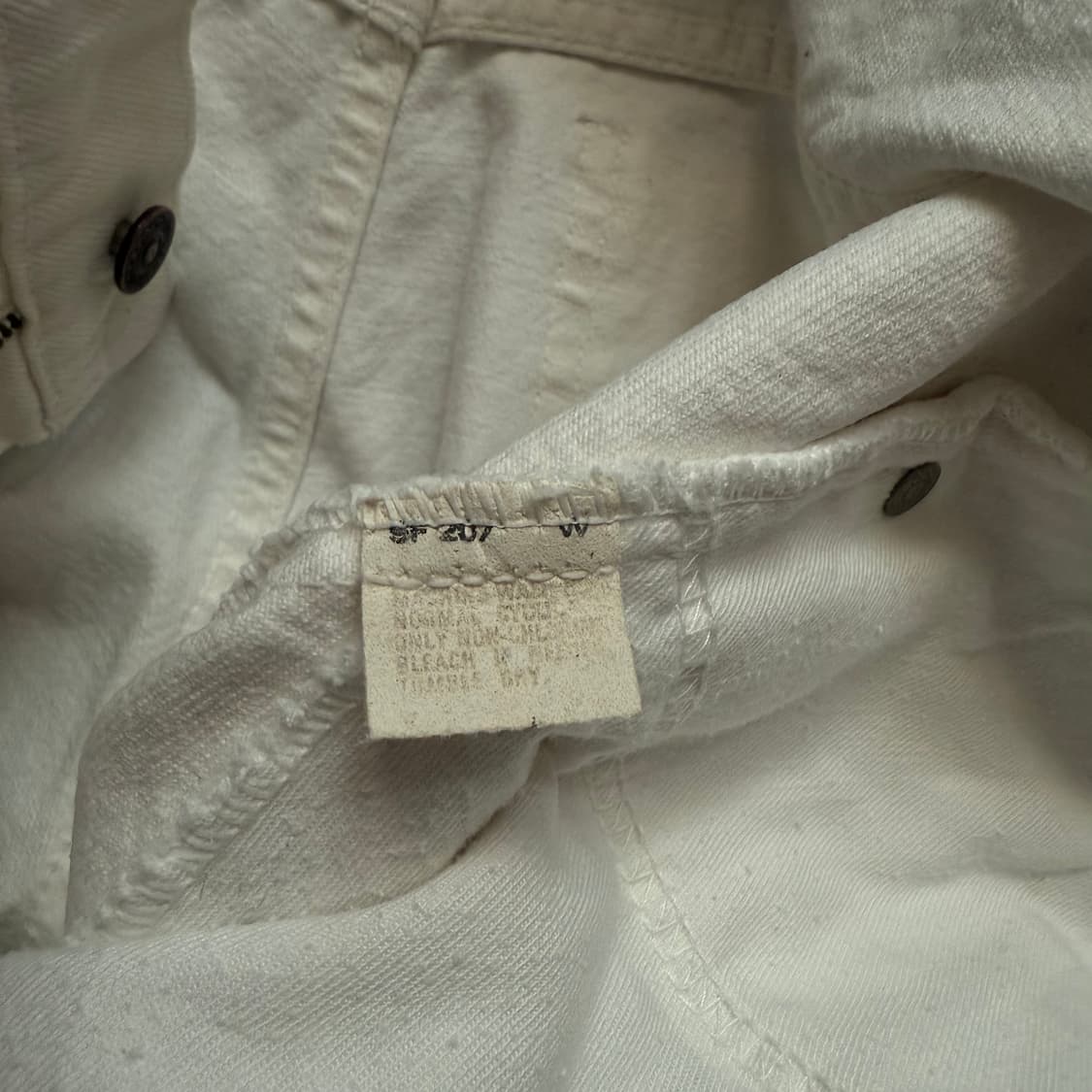 [70~80s] Levi's 리바이스 오렌지탭 화이트 데님 팬츠 -3 상품이미지5