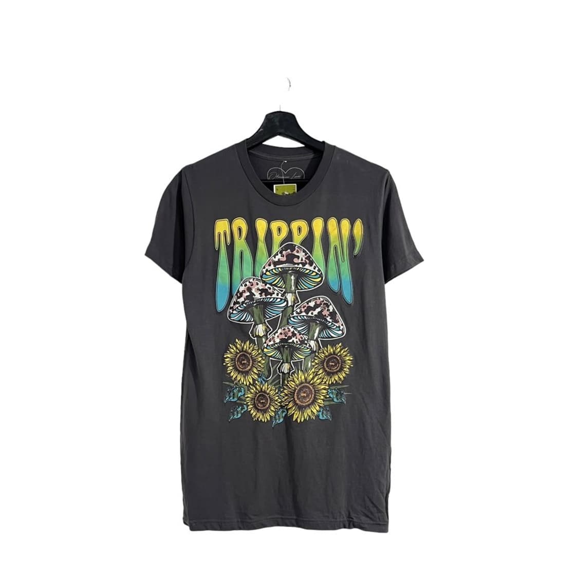 새상품 머쉬룸 프린팅 반팔티 상품이미지2