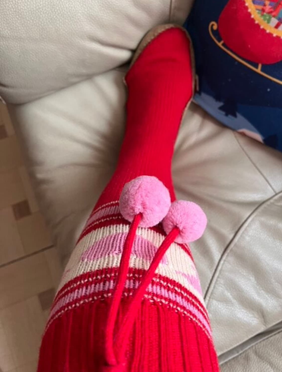 빅토리아 시크릿 핑크 00'S 니트 부츠-슬리퍼(S 사이즈) 상품이미지3