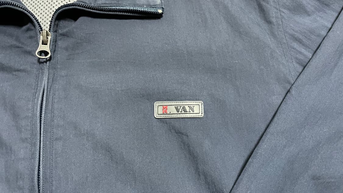 JPN 00s 일본 빈티지 Y2K 시티보이 VAN 바람막이 트랙 자켓 L 상품이미지7