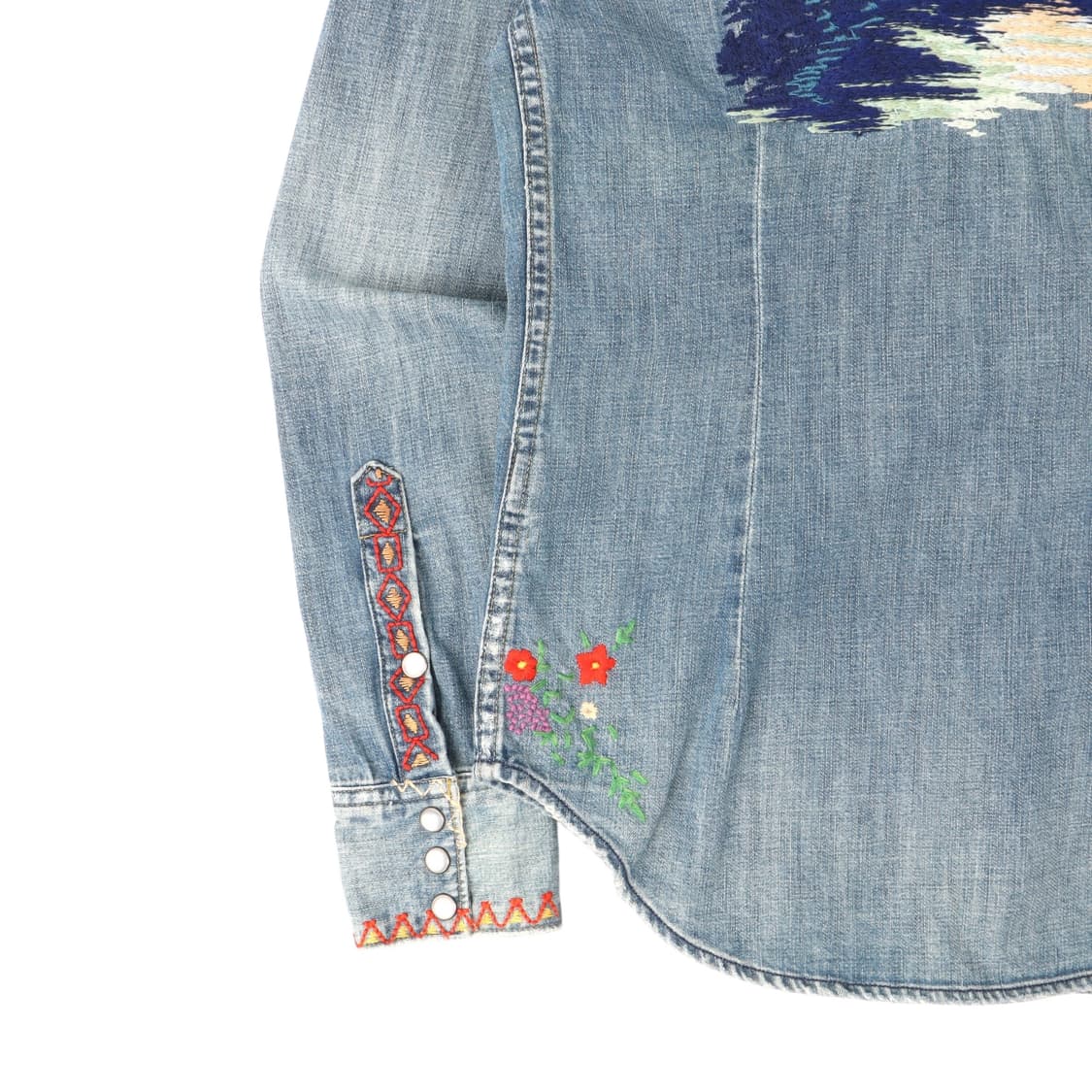 폴로 랄프로렌 웨스턴 샴브레이 데님 셔츠 상품이미지7