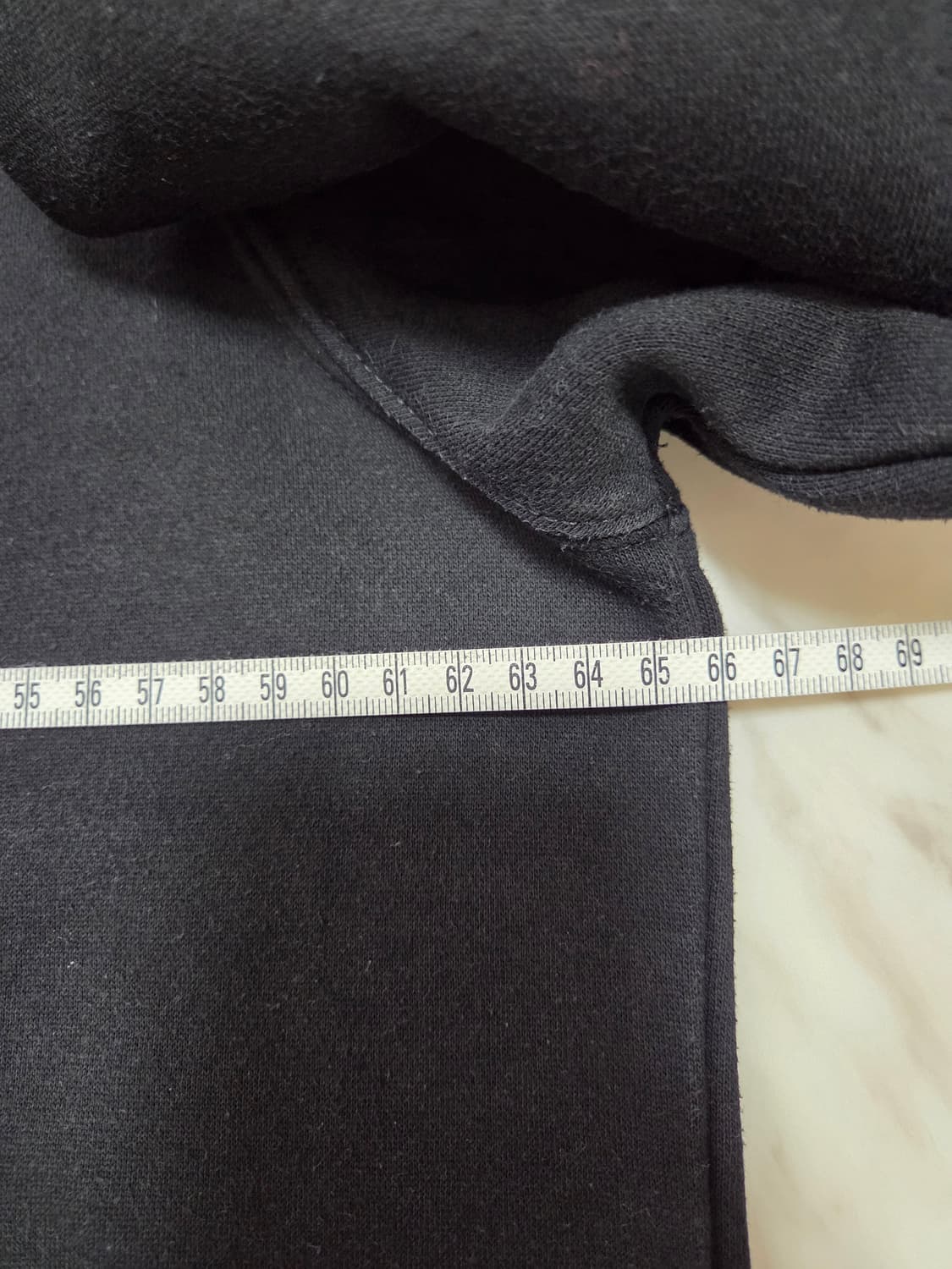 피오갓에센셜 블랙 후드티 상품이미지5