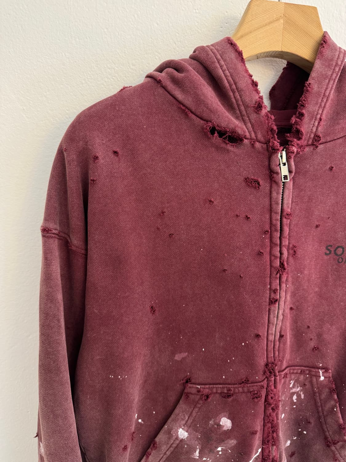 빈티지 커스텀 후드집업 상품이미지2