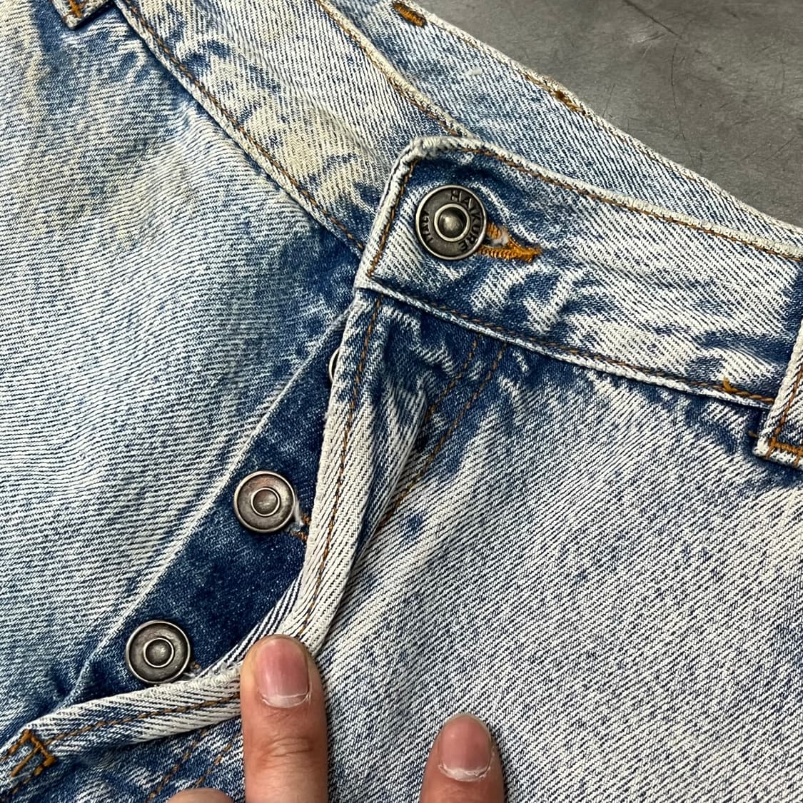 하이쿠레 와이드 워싱 데님 팬츠 y14790 상품이미지4