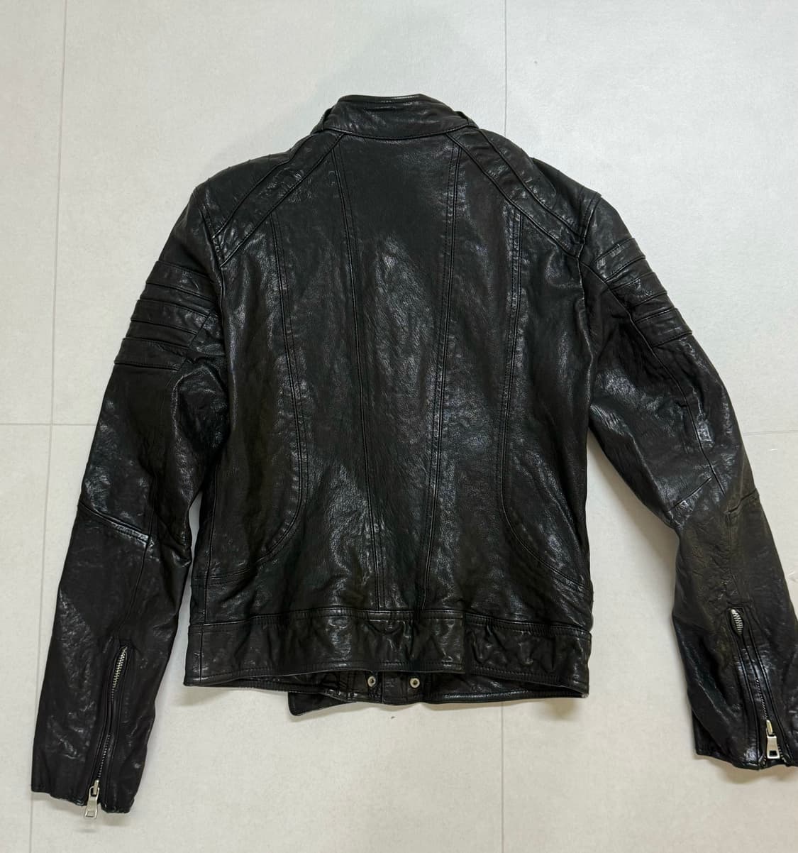 Sheepskin rock chic leather jacket 상품이미지2