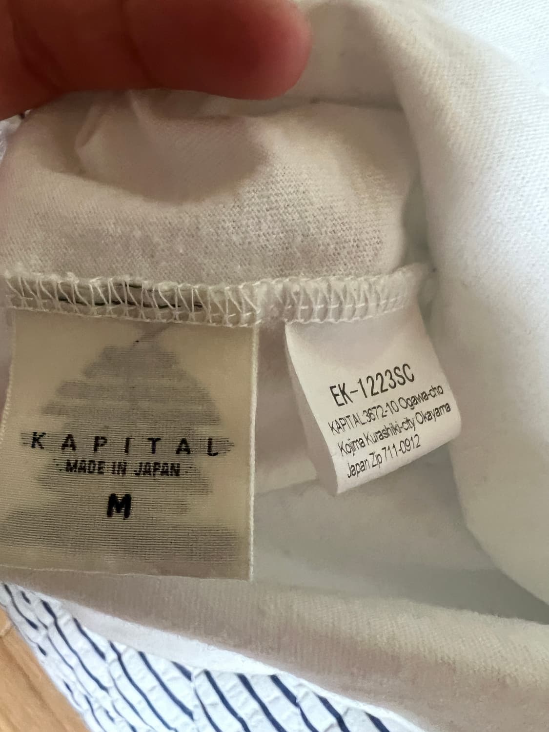 Kapital 페넌트 3플래그 티셔츠 상품이미지2