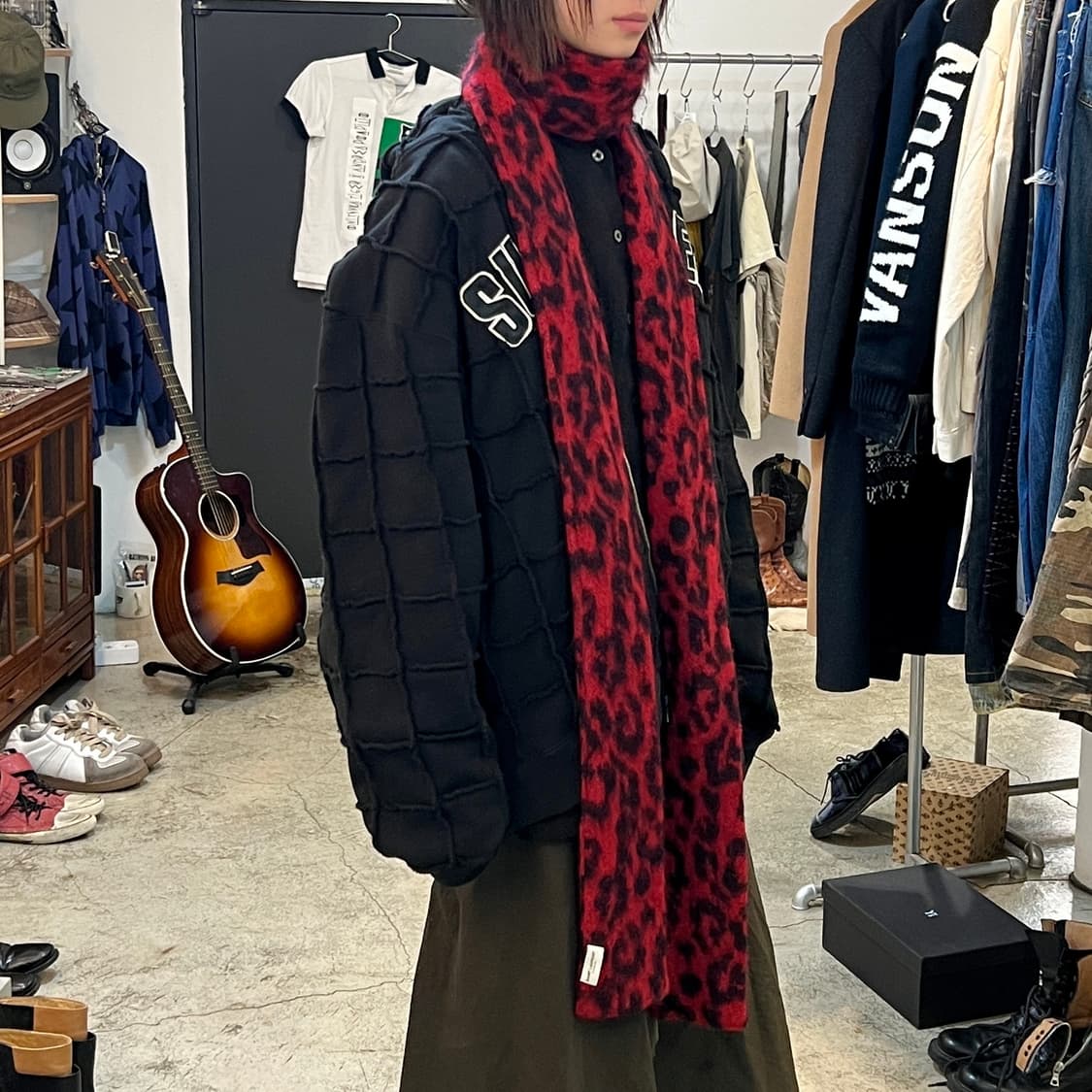 *레어* Supreme (슈프림) 아플리케 리버스 패치워크 후드 집업 상품이미지9