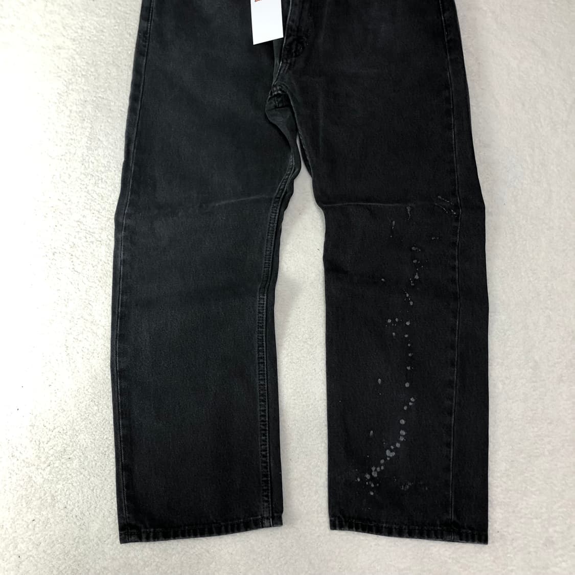 리바이스 505 흑청 데님팬츠  상품이미지4