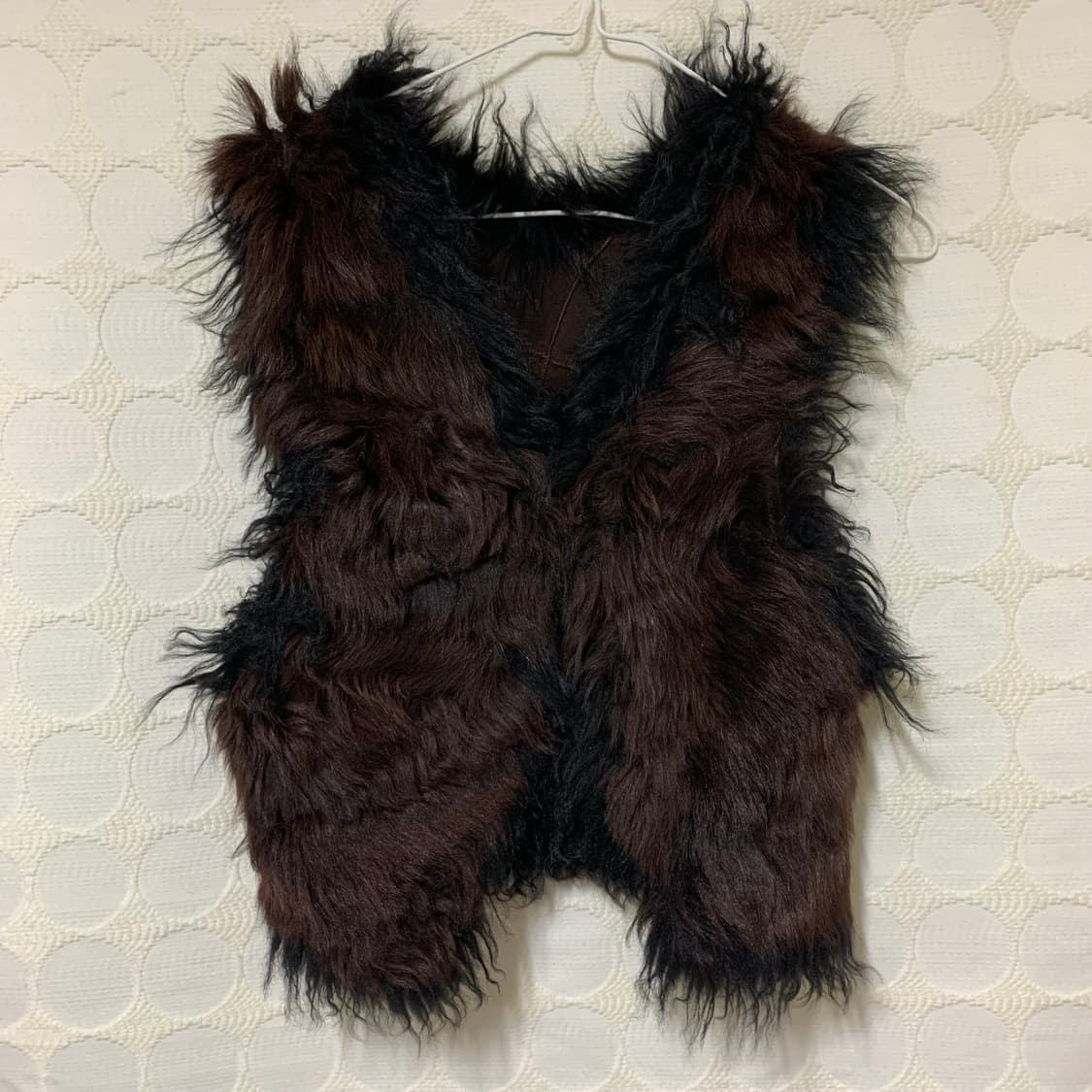 vintage양면 퍼조끼 상품이미지3