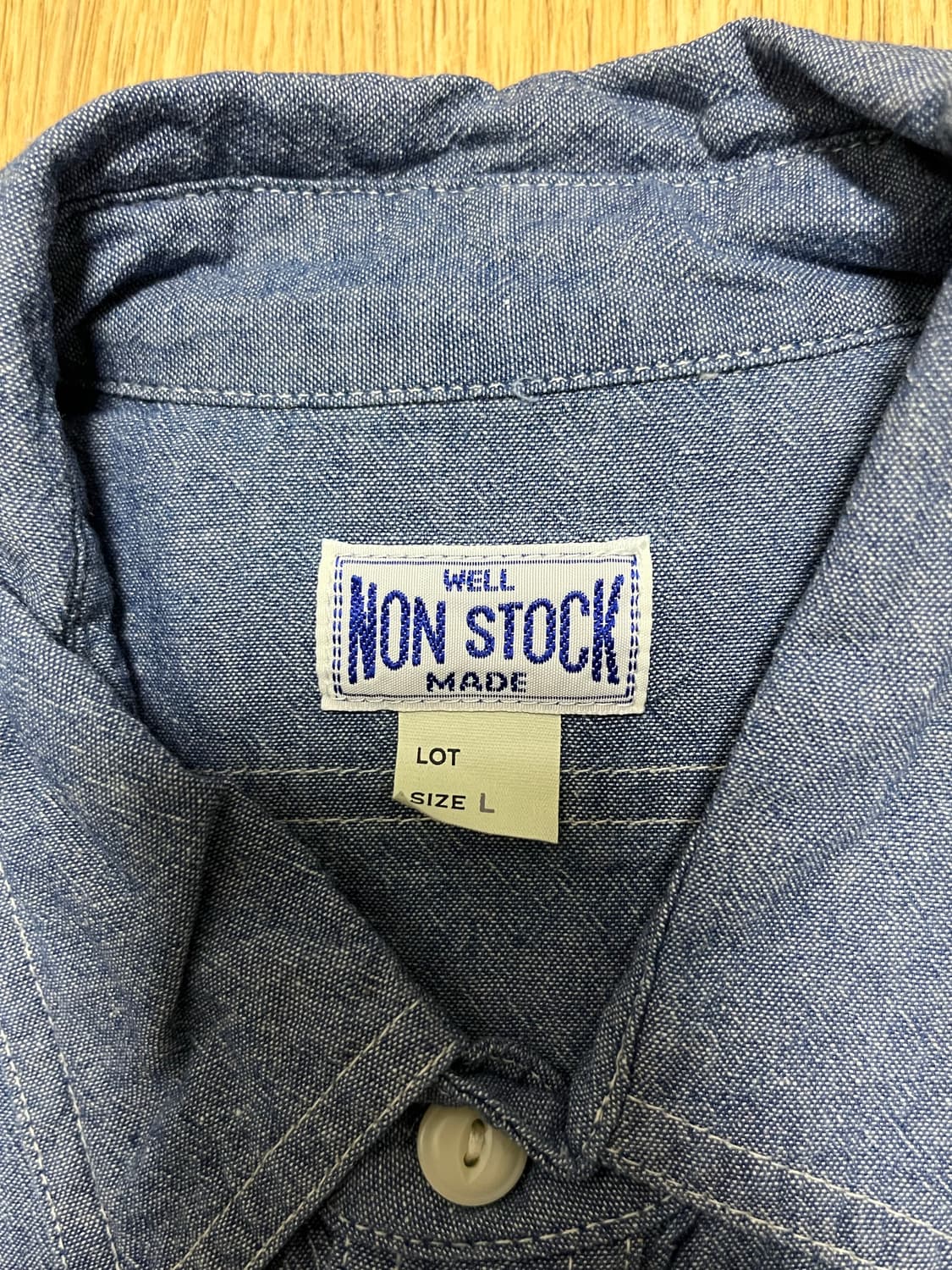 [새상품] 브론슨 샴브레이 셔츠 상품이미지4