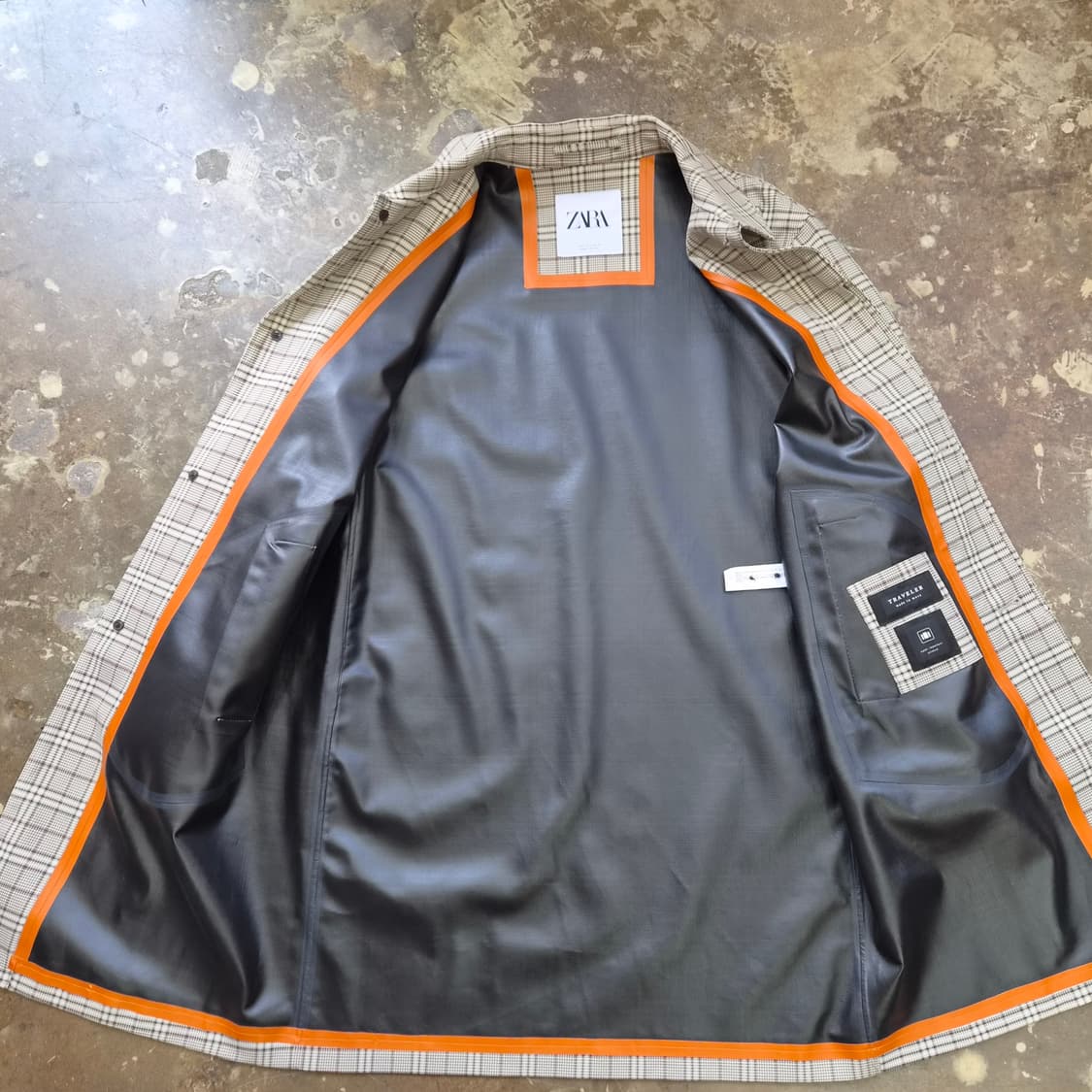 L) ZARA 자라 트레블러 코트 맥코트 상품이미지7