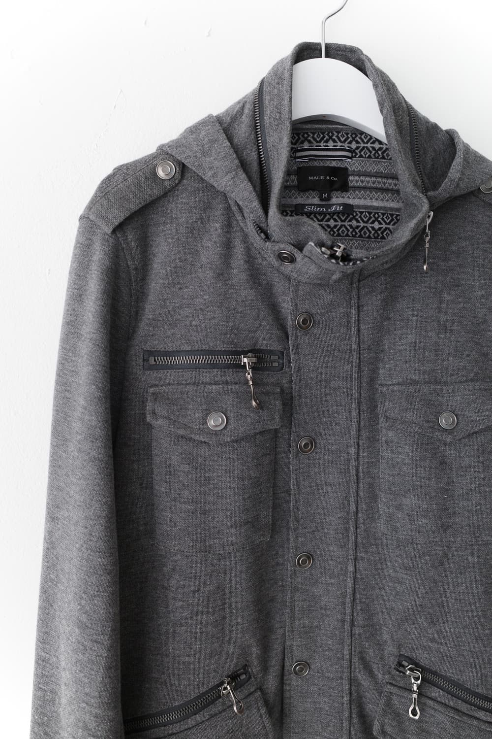 male&co) snap hood jacket  상품이미지3