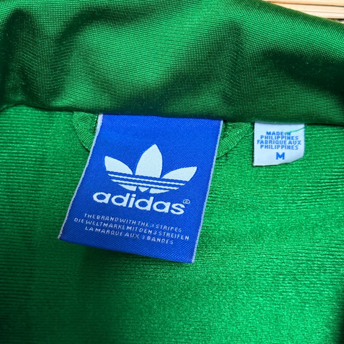 아디다스 그린 파이어버드 트랙탑 져지 m 상품이미지5