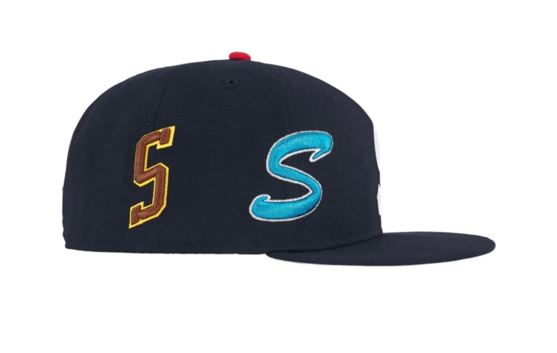 슈프림 멀티 S 로고 뉴에라 네이비 718 상품이미지2